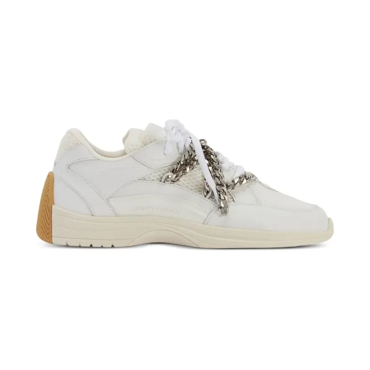 Giuseppe Zanotti Leren met ketting “White” (RU50047002)