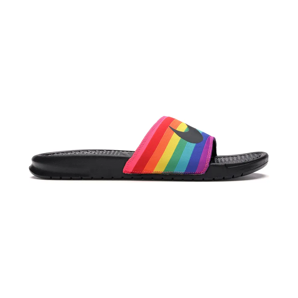 Nike Benassi JDI Be True (2019) Black/Black-Multi-Color (CD2717-001)