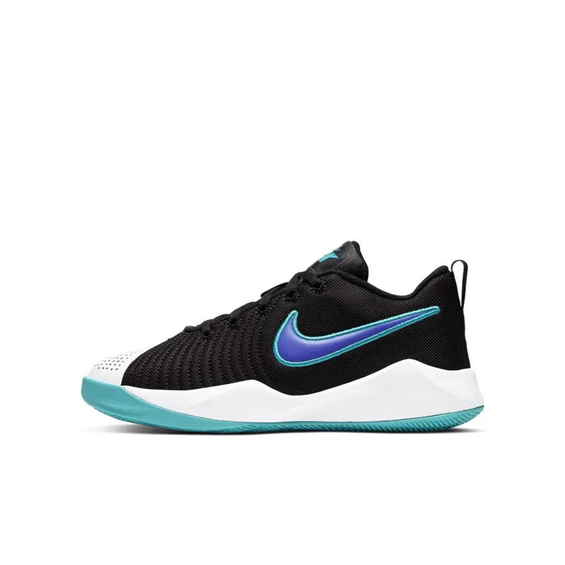 Nike Team Hustle Quick 2 Black Oracle Aqua (GS) Black/Oracle Aqua/White (AT5298-009)