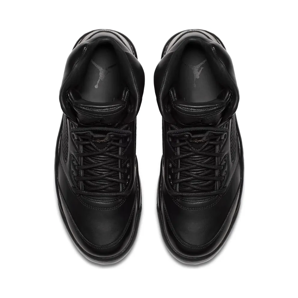 Jordan 5 Retro Premium Triple Black Black/Black-Black (881432-010)