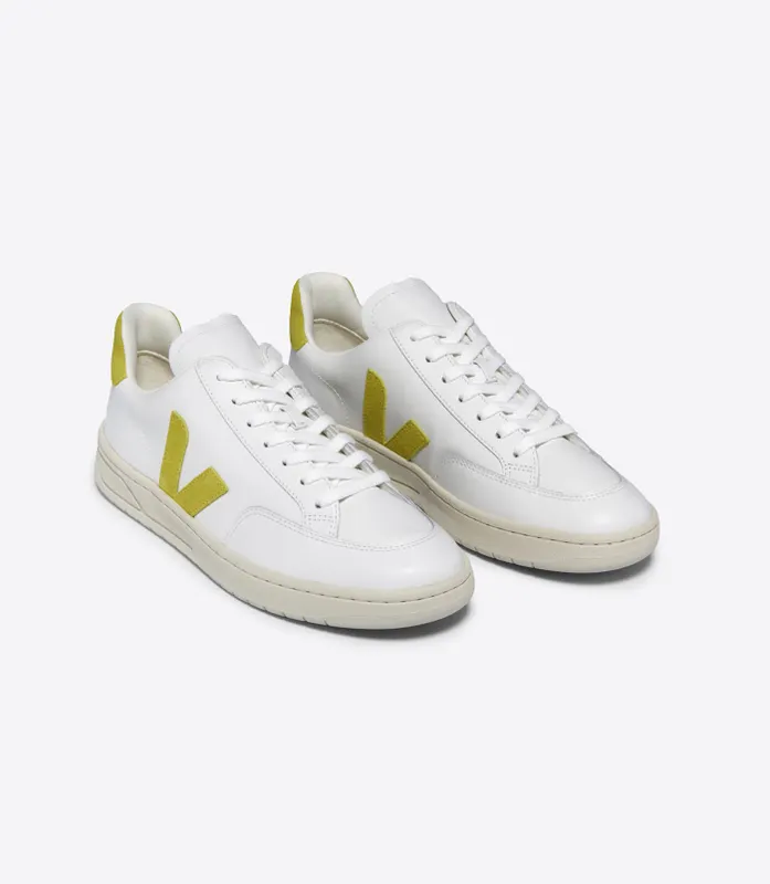 VEJA V12 Chromefree aus Leder – White (XD0203677)