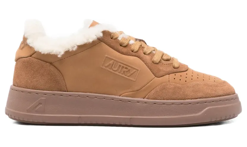 Autry Medialist mit Shearling “Brown” (AULWNX03)