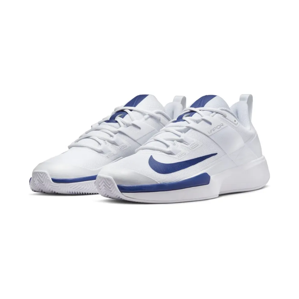 NikeCourt Vapor Lite (gravel) “White / Deep Royal Blue” (DH2949-141)