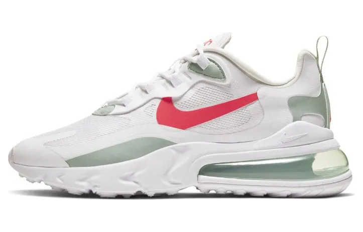 Nike Air Max 270 React ‘White Pistachio Crimson’ White/Pistachio Frost/Laser Crimson (CV3025-100)