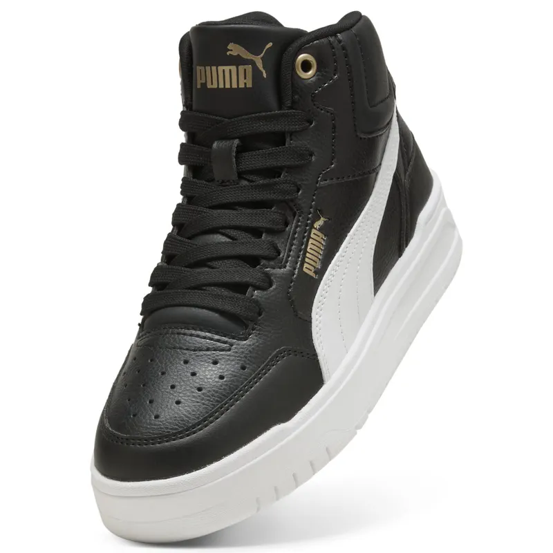 Puma Shuffle Downtown Mid “Puma Black / Puma White / Puma Gold” (403743_03)