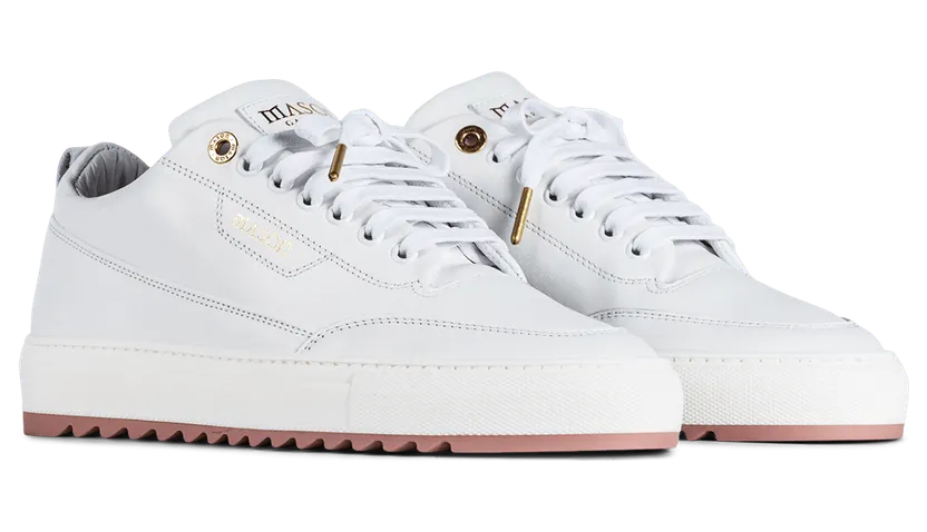 Mason Garments Torino Nubuck White / Nude Weiß (SS21-4A)