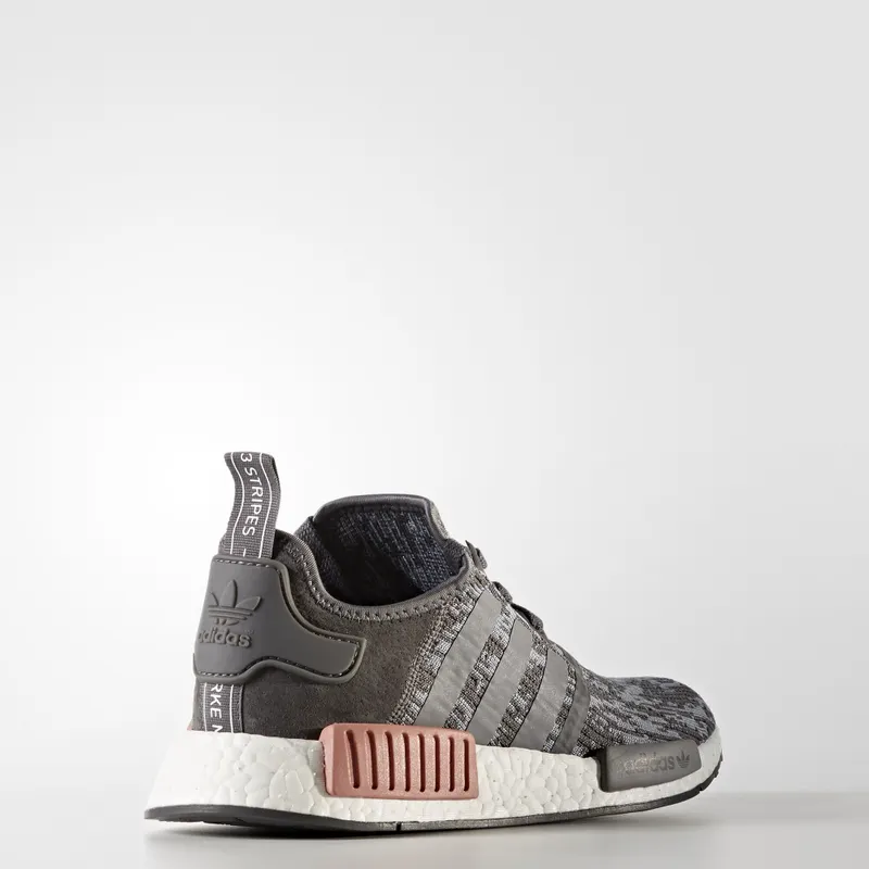 adidas NMD R1 Heather Grey Raw Pink (W) Grey Heather/Grey Heather/Raw Pink (BY9647)