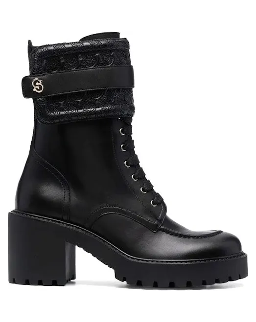 Ferragamo Shiraz Leather Boots Black (01C009745555)