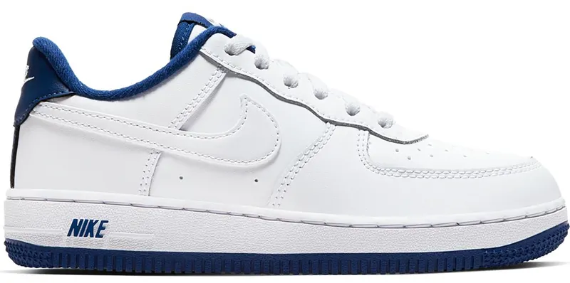 Nike Air Force 1 Low White Deep Royal Blue (PS) White/Deep Royal Blue-White (CU0816-102)