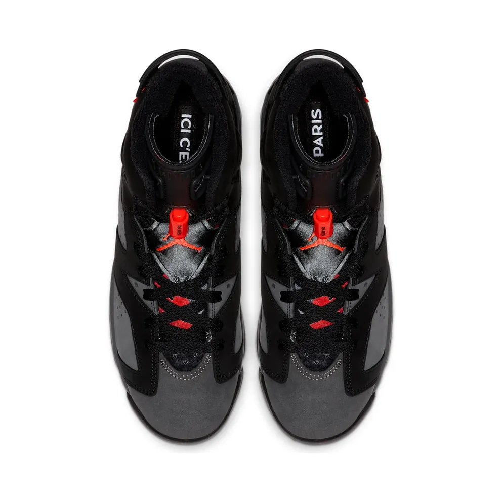Jordan 6 Retro PSG Paris Saint-Germain (GS) Iron Grey/Infrared 23-Black (CN1078-001)