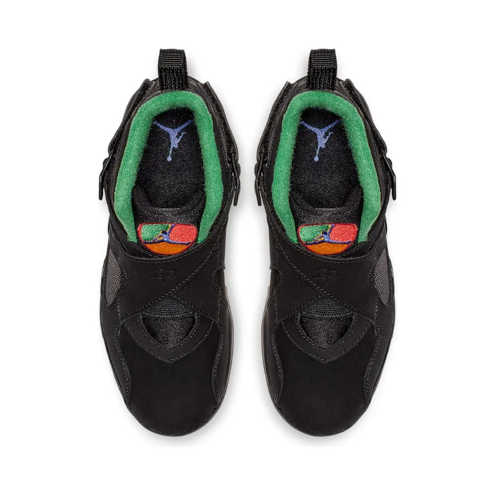 Jordan 8 Retro Tinker Air Raid (PS) Black/Light Concord-Aloe Green (305369-004)