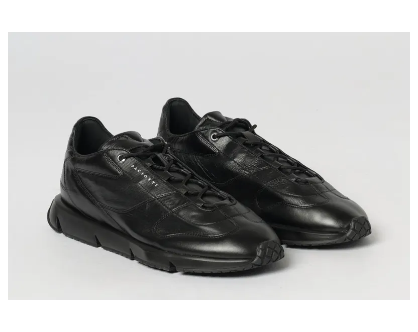 Cesare Paciotti Leather Sneakers Black (MU69804039)