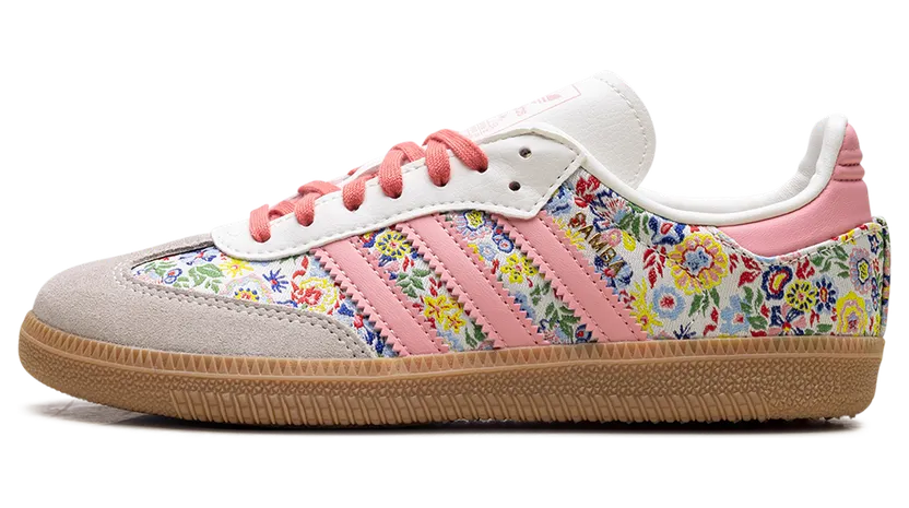 Adidas Samba OG x Liberty London Kids Multicolor / Beige / Pink / Gum (JI0281)