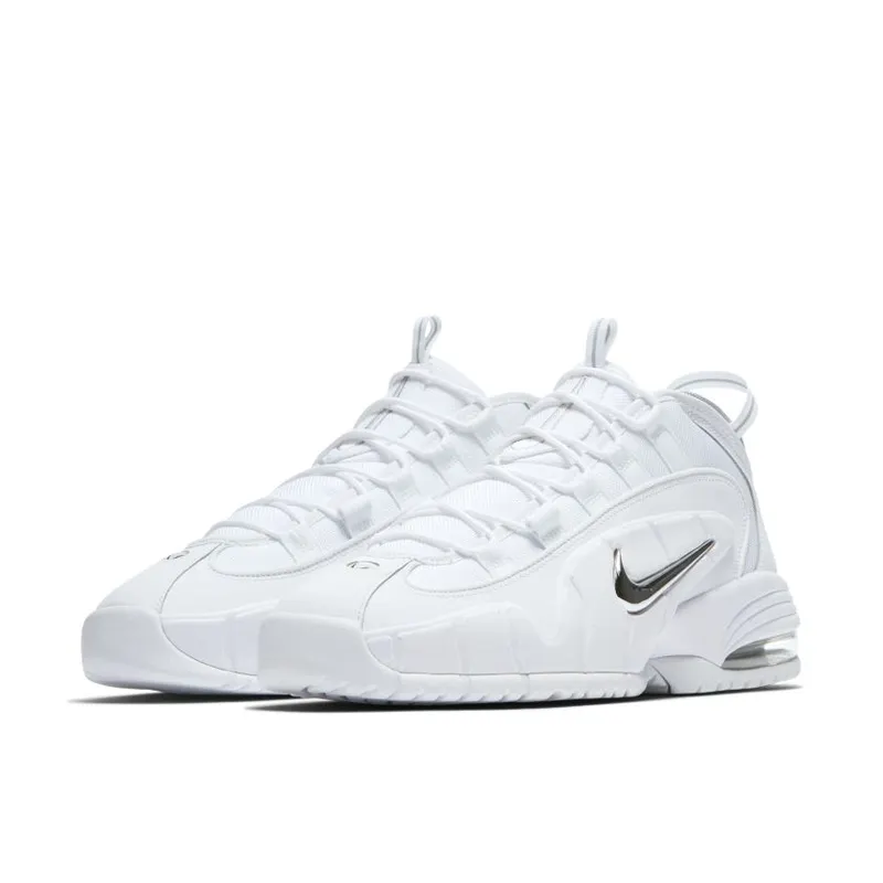 Nike Air Max Penny White Metallic (2018) White/White-Metallic Silver (685153-100)