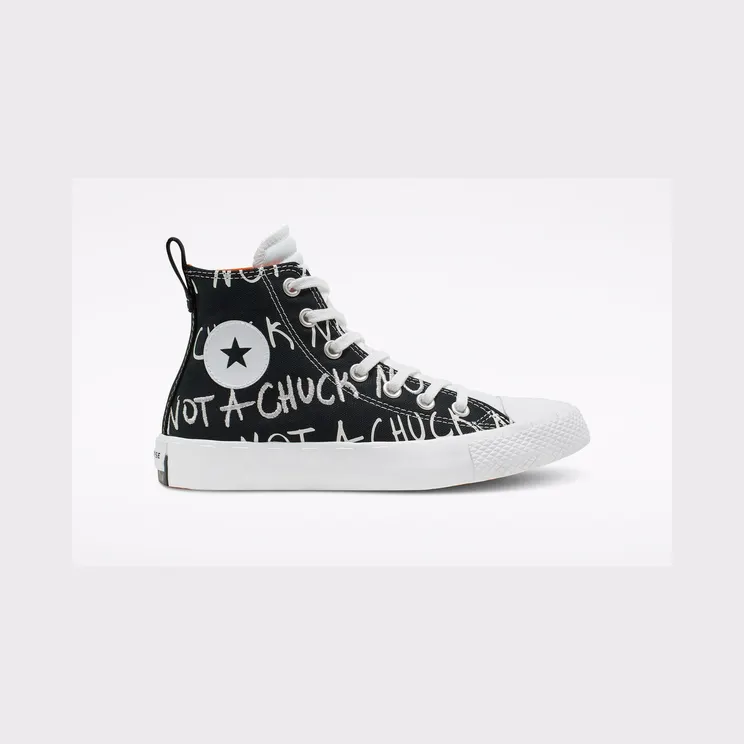 Converse UNT1TL3D High Top Black/white/bold Mandarin (266514C)