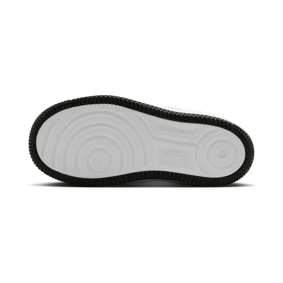 Nike Force 1 Low Smiley Swoosh White Black Flash Crimson (IV5085-100)