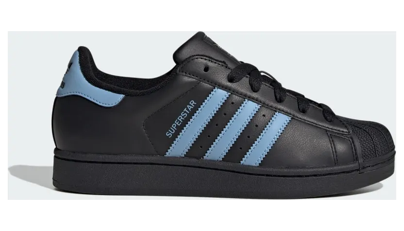 Adidas Superstar II Core Black / Ash Blue / Core Black (JS1338)