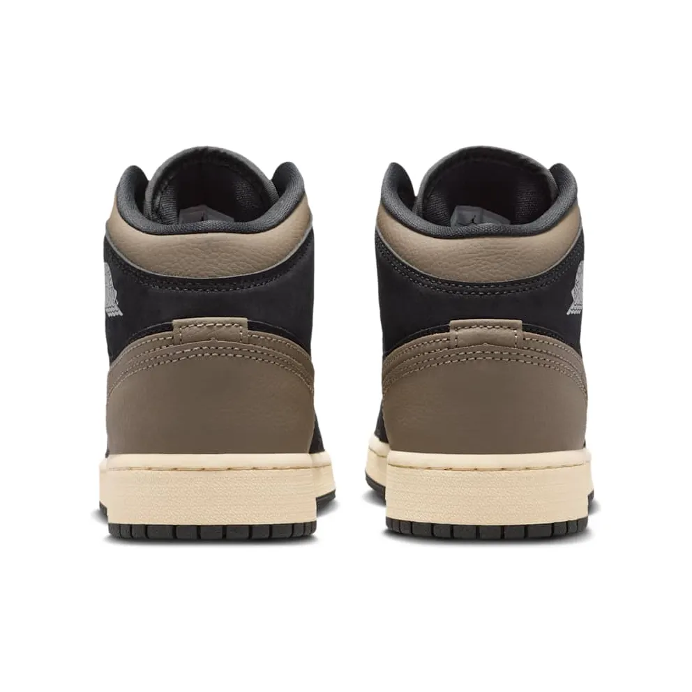 Air Jordan 1 Black/Light Wild Mango/Muslin/Olive Grey (IB7053-002)