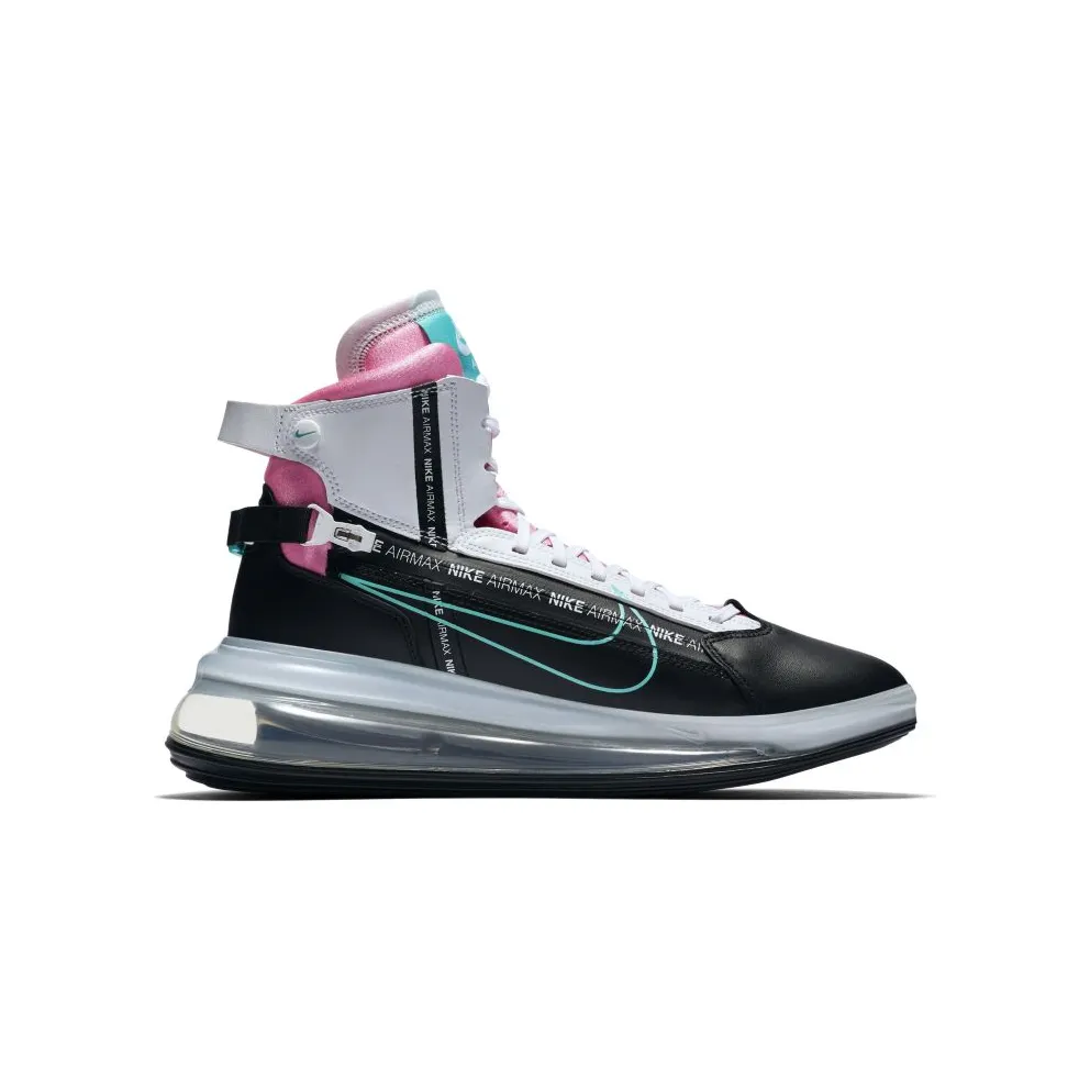 Nike Air Max 720 Satrn South Beach Black/White-Bright Crimson-Hyper Jade (AO2110-002)