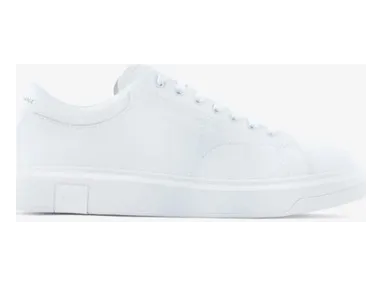 Armani Exchange logo-embossed low-top sneakers – Wit (XUX123XV534)