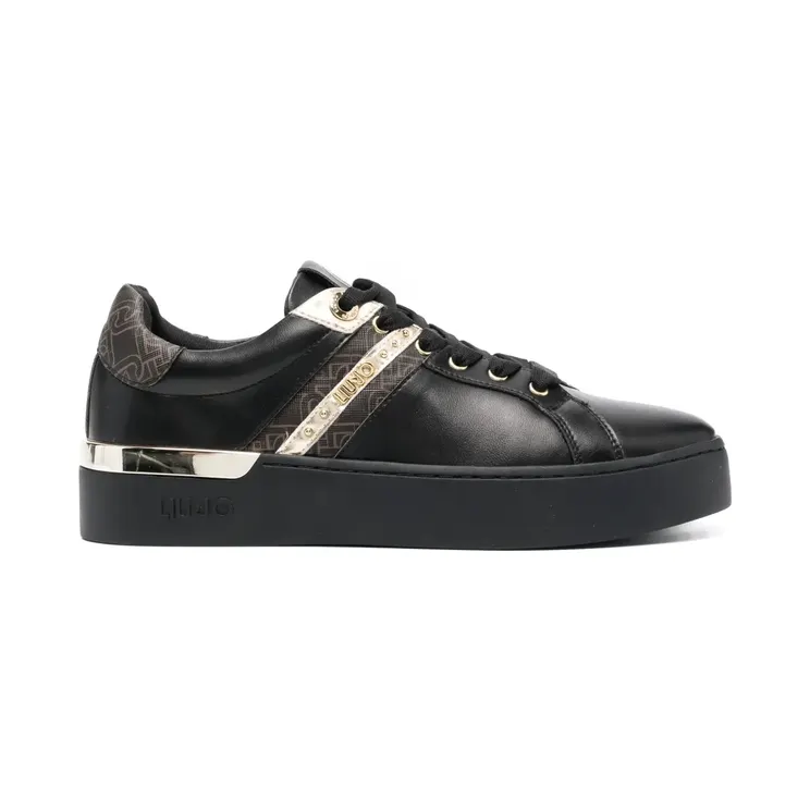 Liu JO Silvia 68 High-Top-Sneakers “Black” (BF2039EX111)