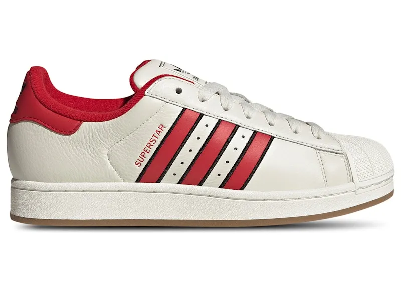 adidas Superstar II Off White Better Scarlet Black (IH9289)