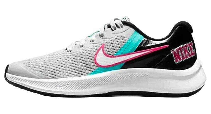 Nike Star Runner 3 SE PS “Grey Fog / Black / Hyper Pink / White” (DD1150-001)