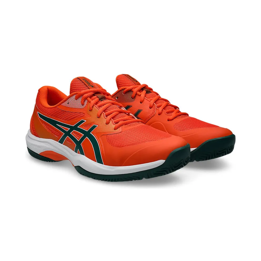 ASICS GAME FF PADEL “Energy Orange / Jewel Green” (1041A493-800)