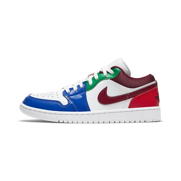 Air Jordan 1 Low SE Multi-Color “White / Hyper Royal / Lucky Green / Dark Beetroot” (DB5455-100)