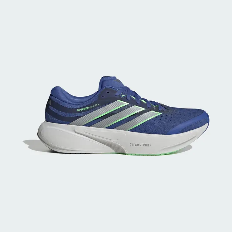 adidas Supernova Solution 3 Running “Dual Indigo / Tech Grey Metallic / Lime Burst” (KK1915)