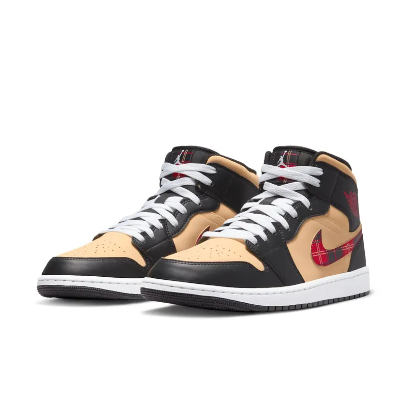 Air Jordan 1 Mid SE “Tartan Swoosh” (DZ5329-001)