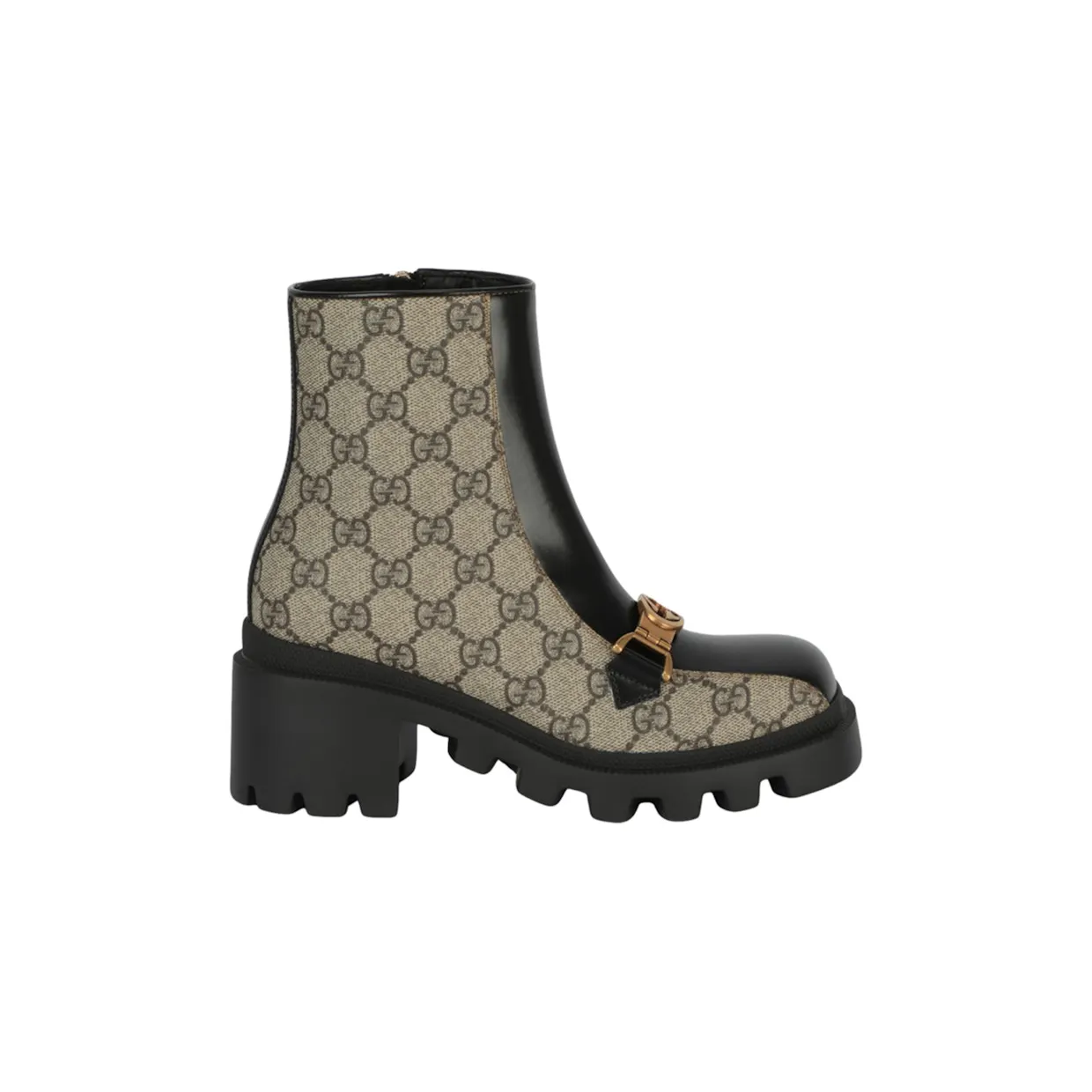 Gucci GG Supreme Ankle Boots Dark Beige (670412-2OQ50-9763)