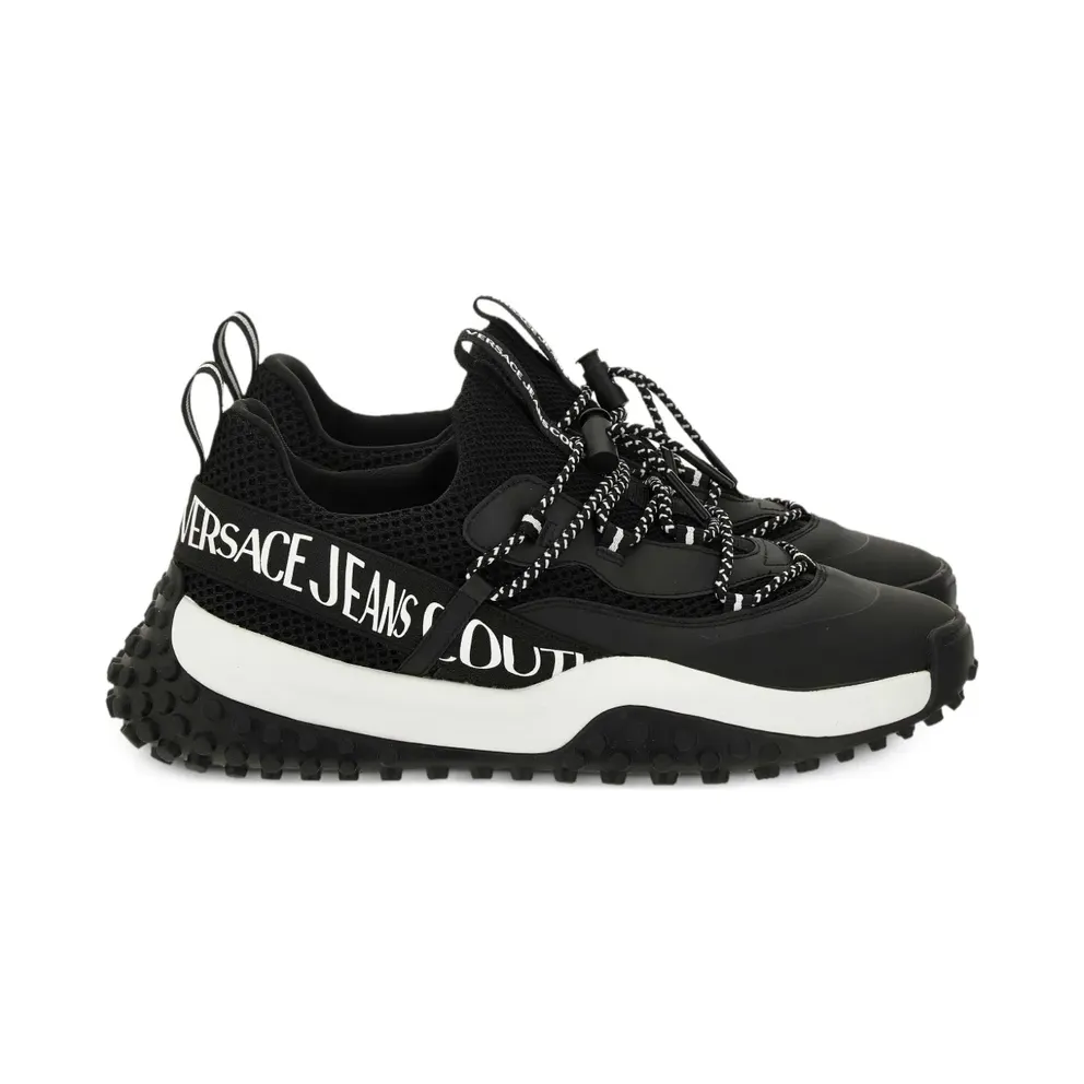 Versace Jeans Couture Mesh- mit Logo-Detail – Black (79YA3SN2ZSD01)