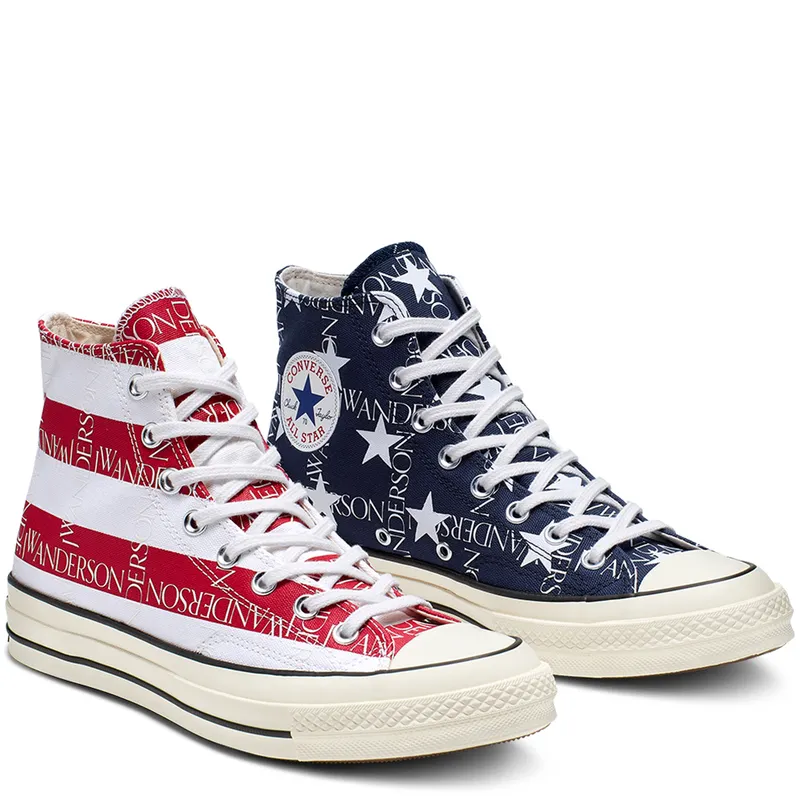 Converse Chuck Taylor All-Star 70s Hi JW Anderson Split Flag Mood Indigo/Garnet (164841C)
