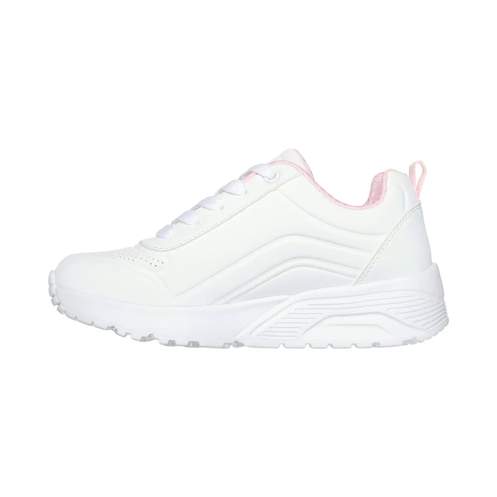 Skechers UNO Lite – Easy Zip Sneaker White