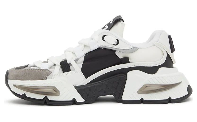 Dolce & Gabbana White & Black Airmaster Sneakers (CK1984 AY337) (3)