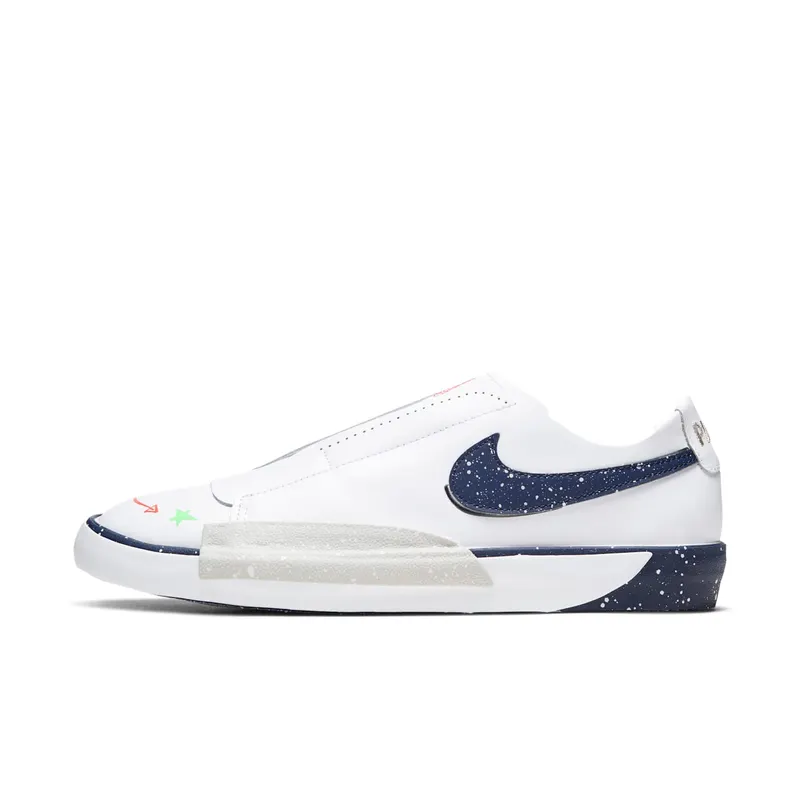 Nike Blazer Low Slip Planet of Hoops White/Midnight Navy (CW2619-141)