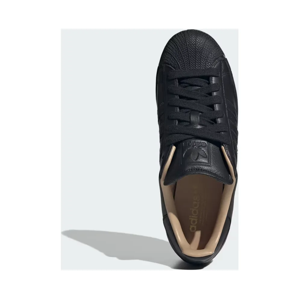 adidas Superstar II Ripple “Core Black / Core Black / Warm Sandstone” (KJ2555)