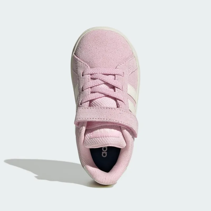 Adidas Grand Court 2.0 Sneakers Kids Clear Pink / Off White / Gold Metallic (JR0781)