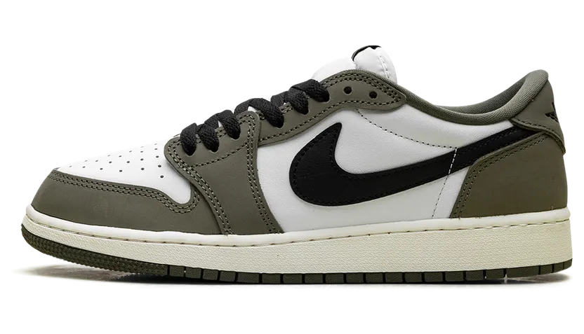 Nike Jordan 1 Retro Low OG GS “Medium Olive” (HQ6999-200)