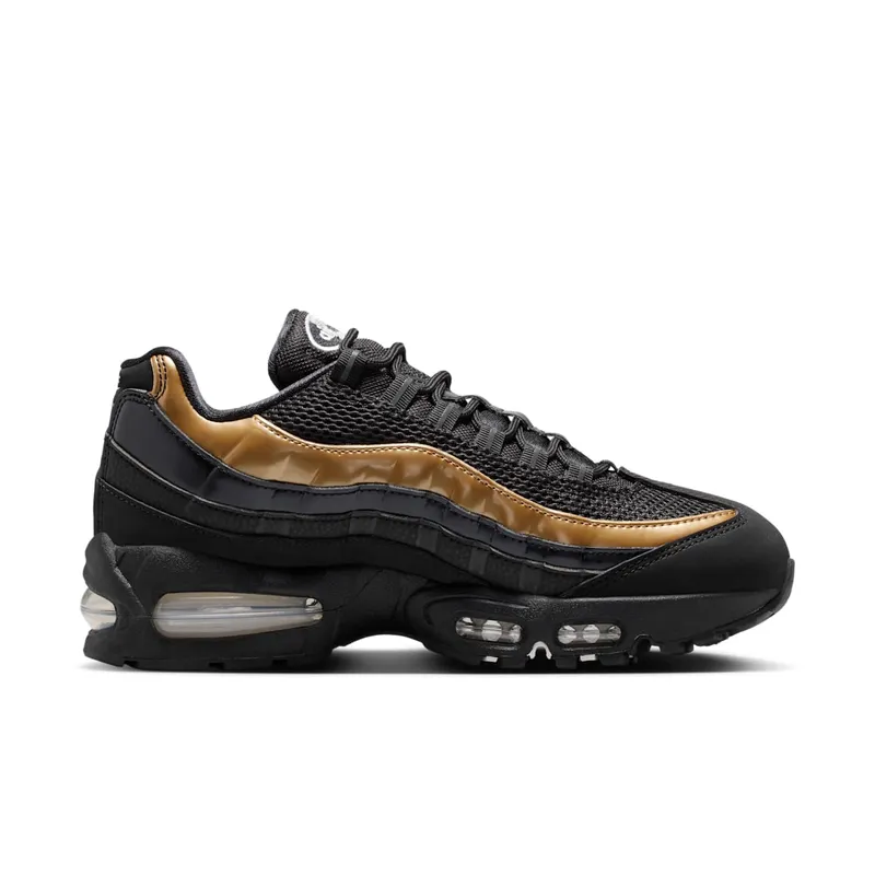 Nike Air Max 95 Black / Light Charcoal / Metallic Gold (IR1129-001)