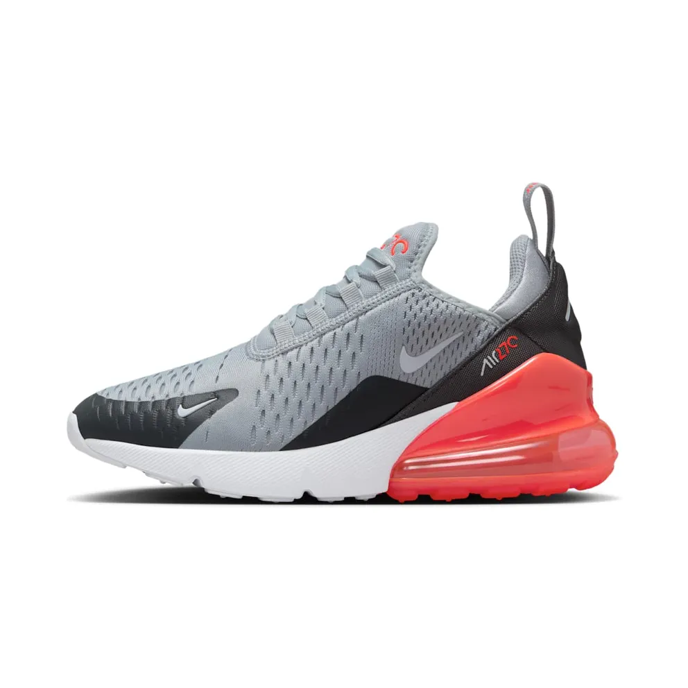 Nike Air Max 270 GS “Wolf Grey Anthracite Bright Crimson White” (943345-039)