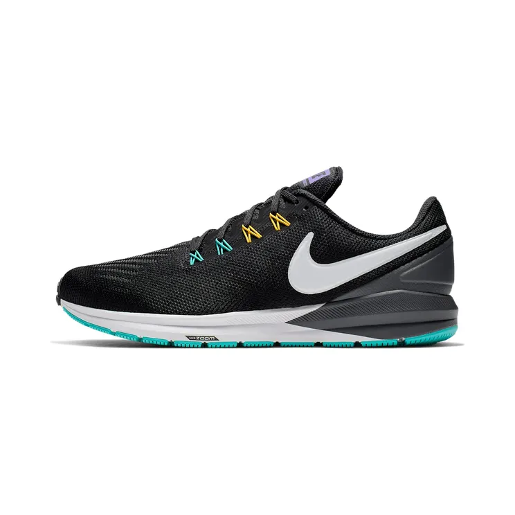 Nike Air Zoom Structure 22 “Black / Dark Grey / Hyper Jade / White” (AA1636-008)