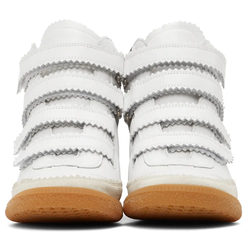 Isabel Marant White Bilsy Vintage Sneakers (00MBK0037-00M007S) (2)