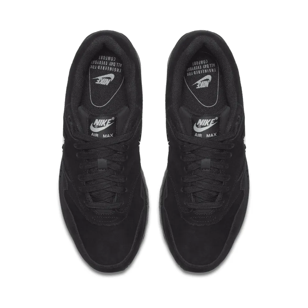 Nike Air Max 1 Jewel Black (W) Black/Metallic Silver-Wolf Grey (AA0512-001)