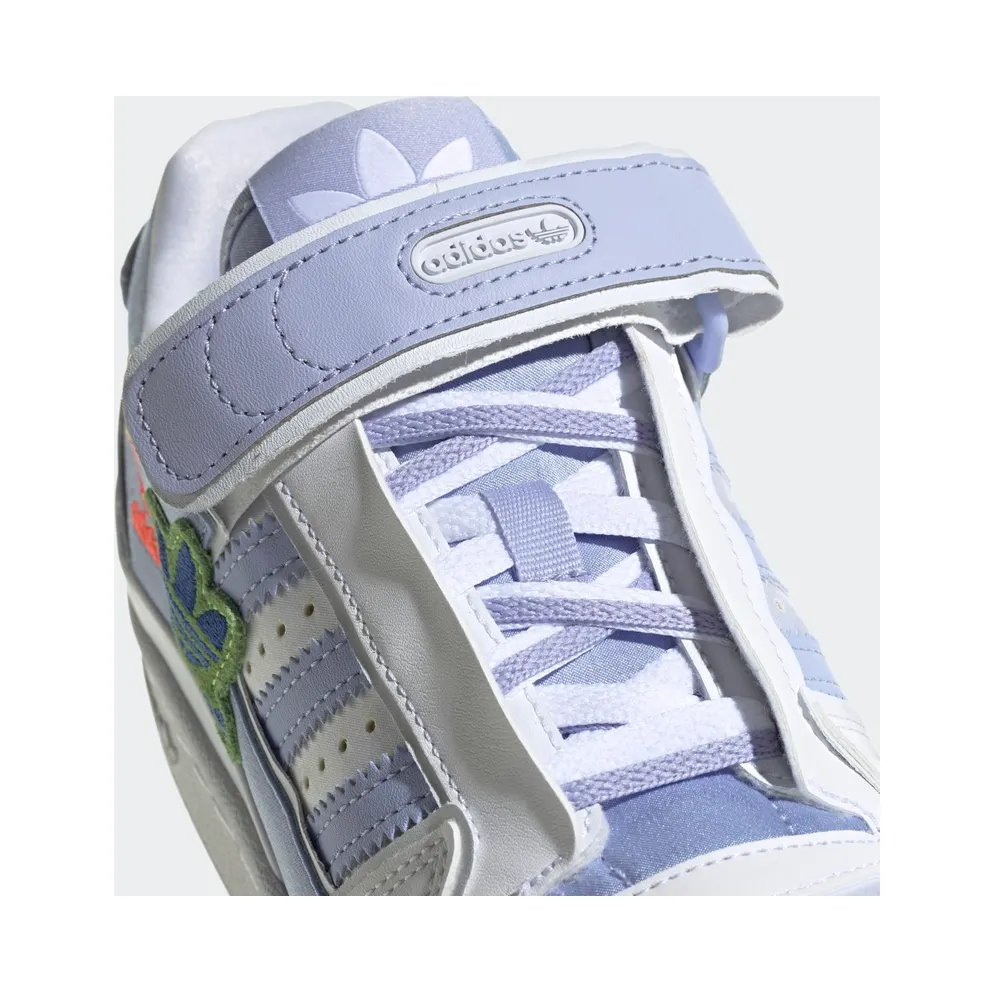 adidas Forum Plus Cloud White / Violet Tone / Acid Orange (H05117)