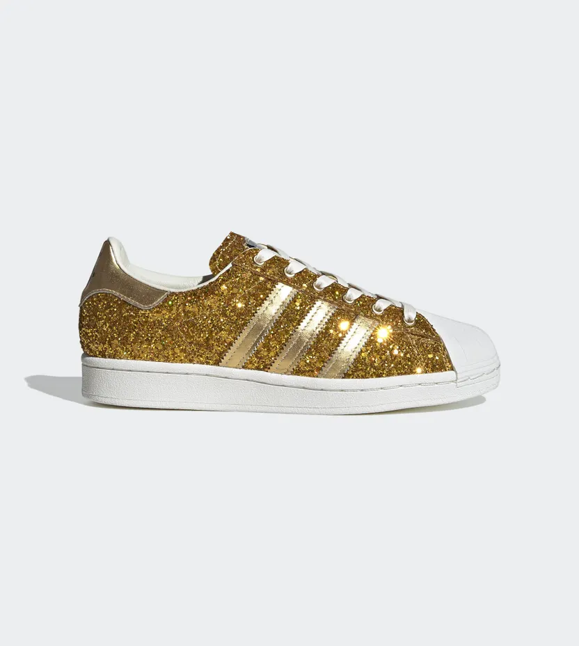 Adidas Superstar ‘Sparkling Gold’ Gold Metallic/Gold Metallic/Cloud White (FW8168)