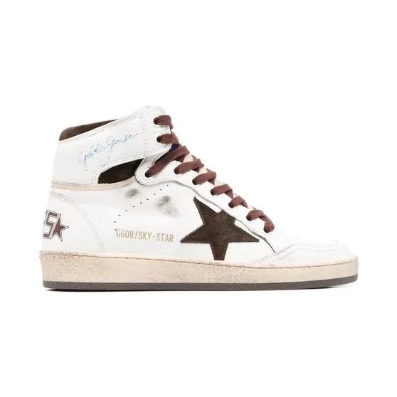 Golden Goose Sky-Star High-Top-Sneakers “White” (GWF00230F004005)