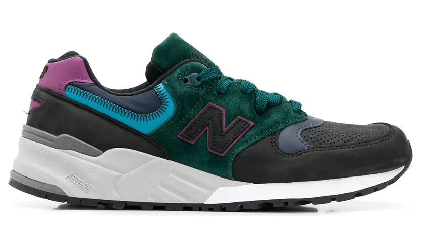 New Balance ‘999’ Sneakers in Colour-Block-Optik – Schwarz (NBM999JTB)