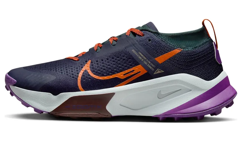 Nike ZoomX Zegama Purple Ink Deep Jungle Purple Cosmos Safety Orange (DH0623-500)